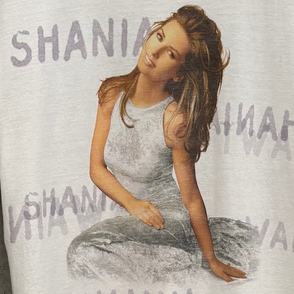 Shania Twain T-shirt Vintage 1998 Come On Over Graphic Band Tee, Unisex sz Large - Picture 1 of 5